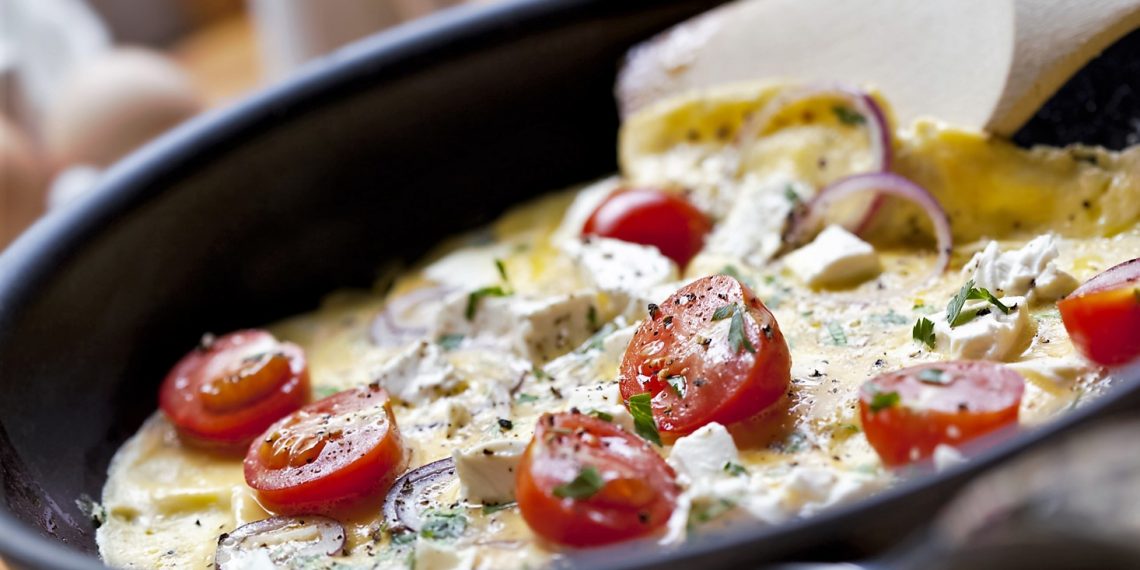 Омлет за мотивами грецького салату