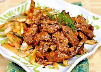 Яловичина по-строгановськи