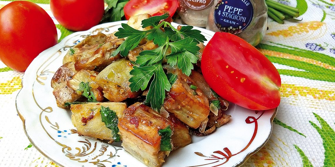 Смажені баклажани «по-грибному»