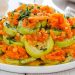 Гарячий кабачковий салат