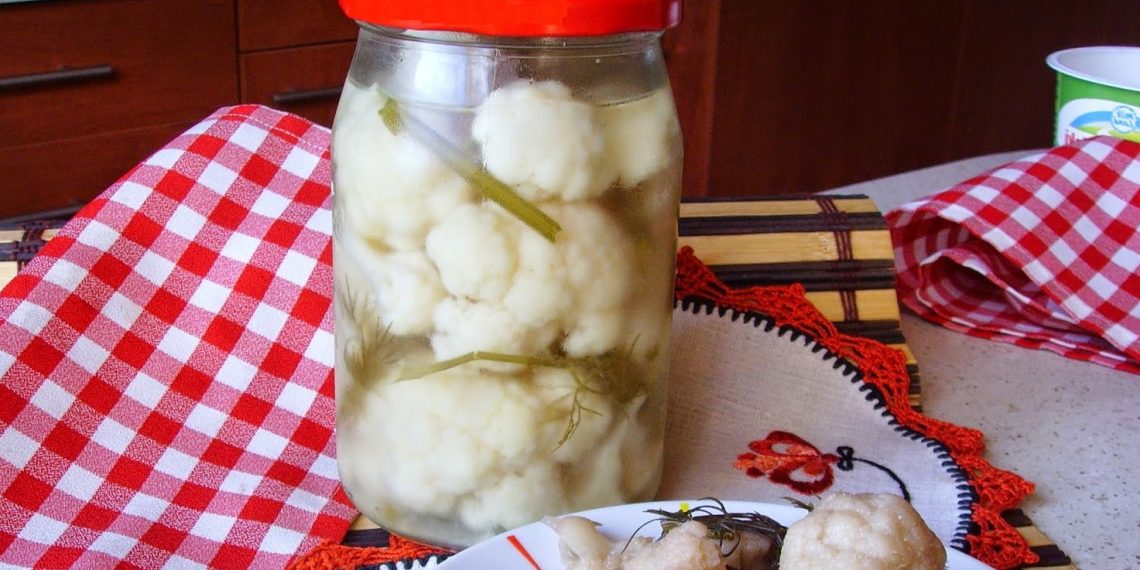 Маринована цвітна капуста