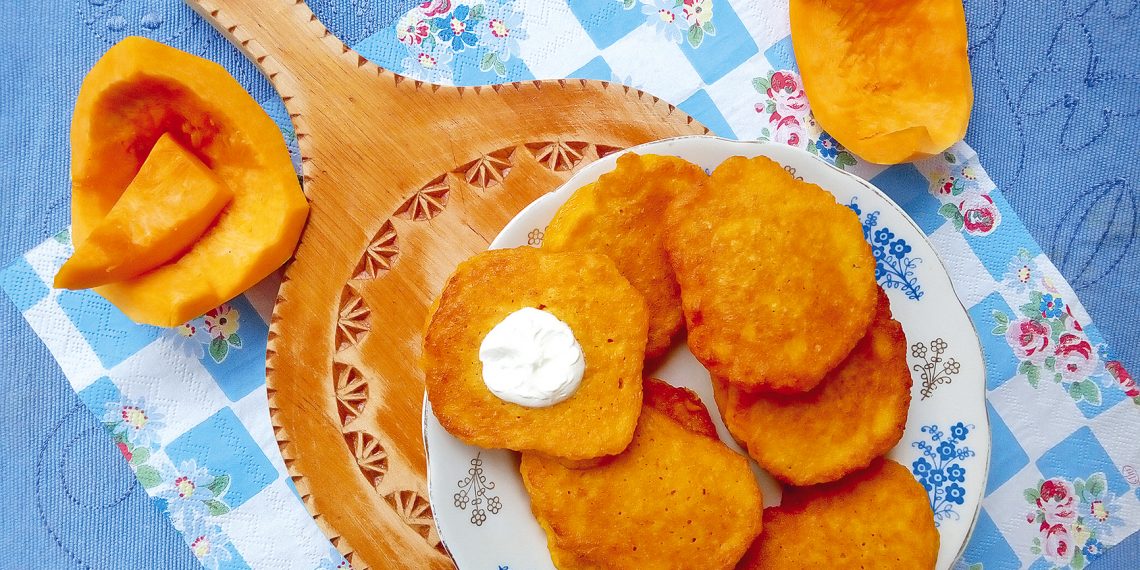 Оладки з гарбуза