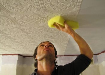 Шпалери на стелі