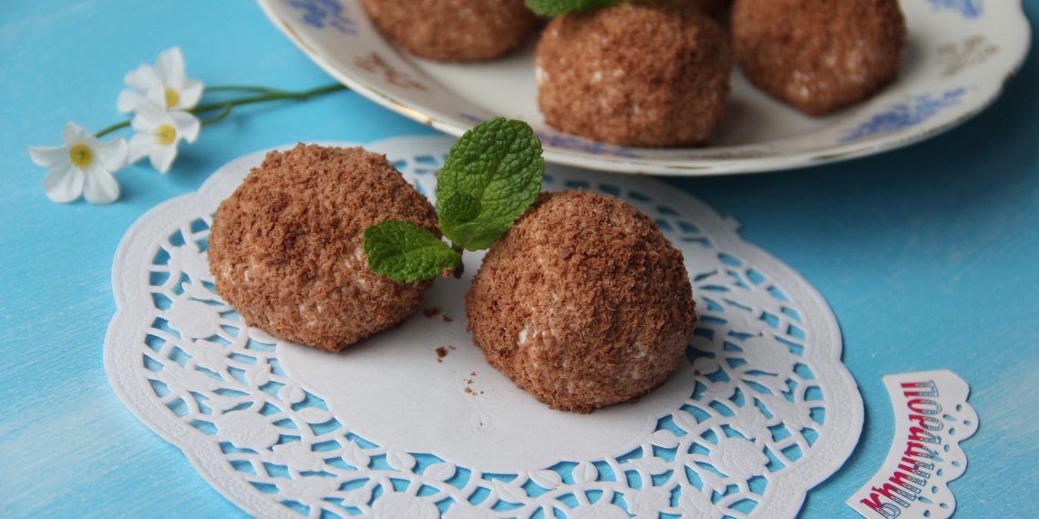 Сирні тістечка без випікання