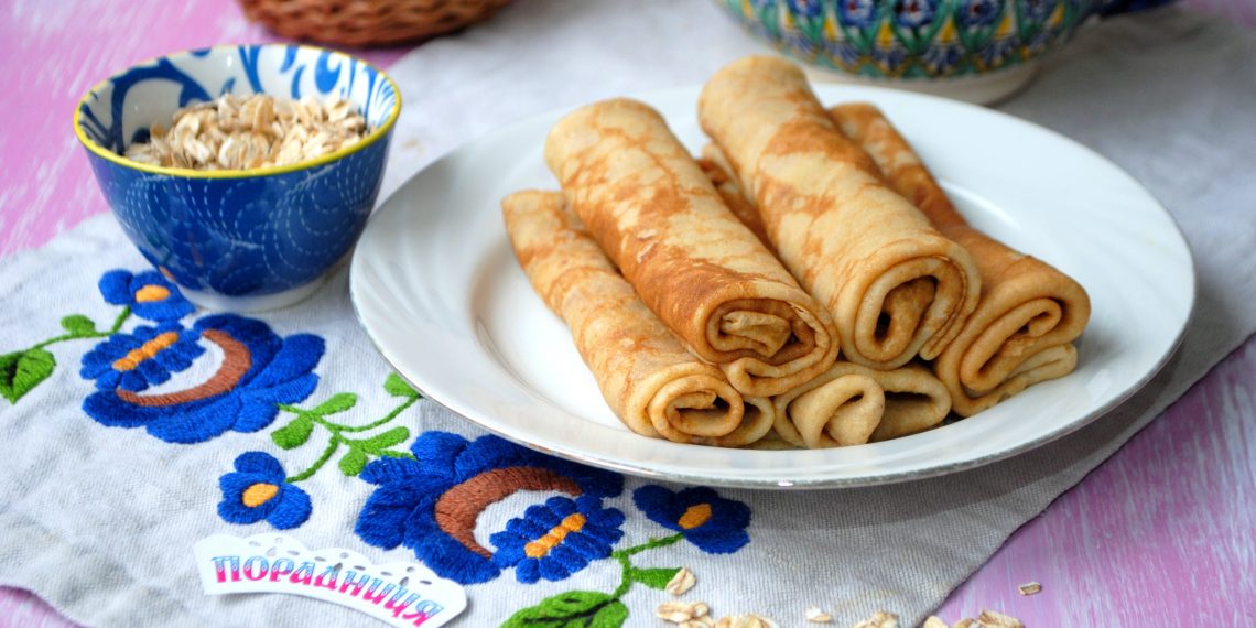 Млинці на вівсяному борошні