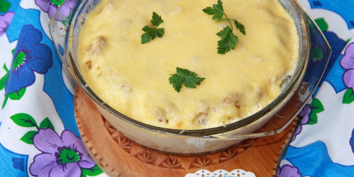 Проста запіканка з макаронів і фаршу