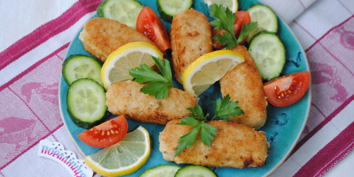 Хрусткі картопляно-рибні палички