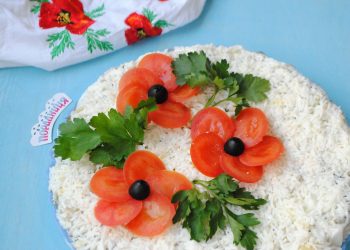 Салат «Червоні маки»