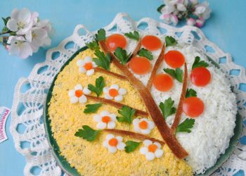 Салат «Яблуня в цвіту»