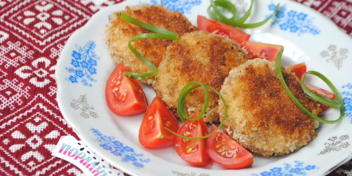 Биточки з… печериць