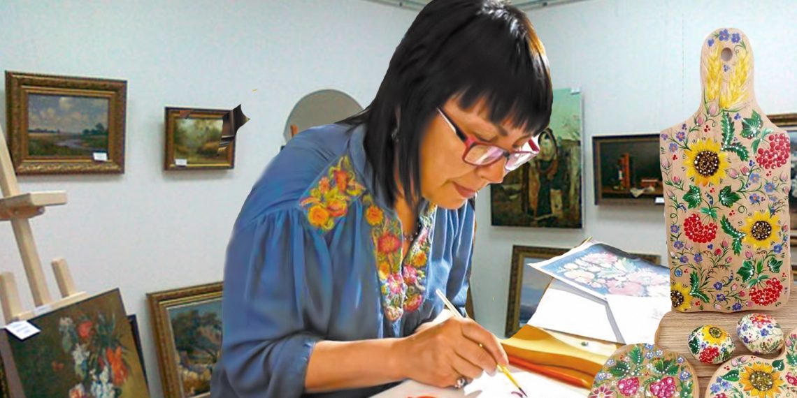 Майстер-клас із петриківського розпису: диво калинове