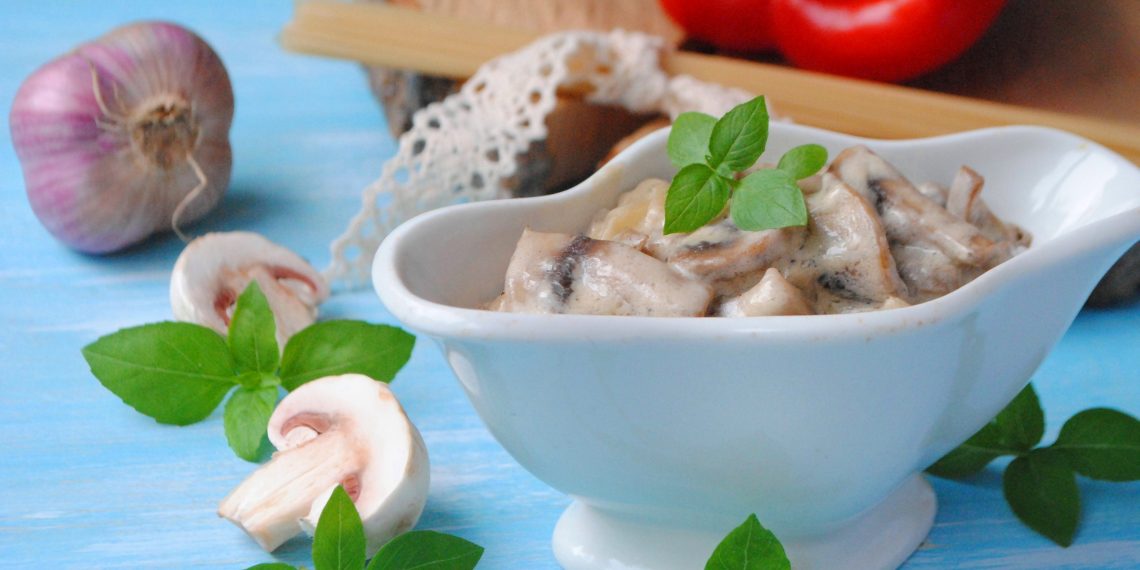 Вершково-грибний соус