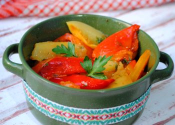 Смажений маринований перець