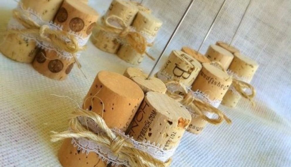 Ручка для меблів з винного корка