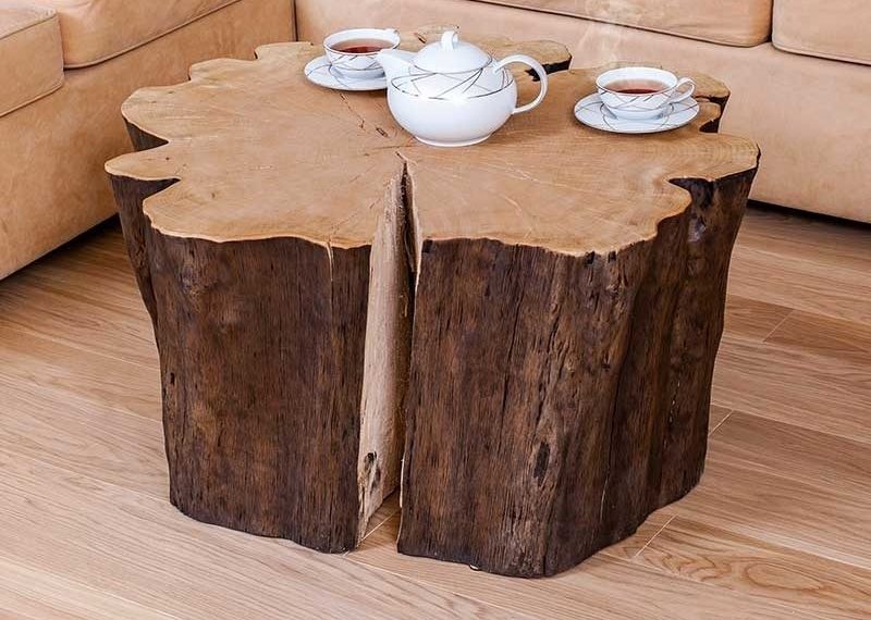 Журнальний столик у природному стилі