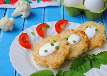 Оладки з цвітної капусти