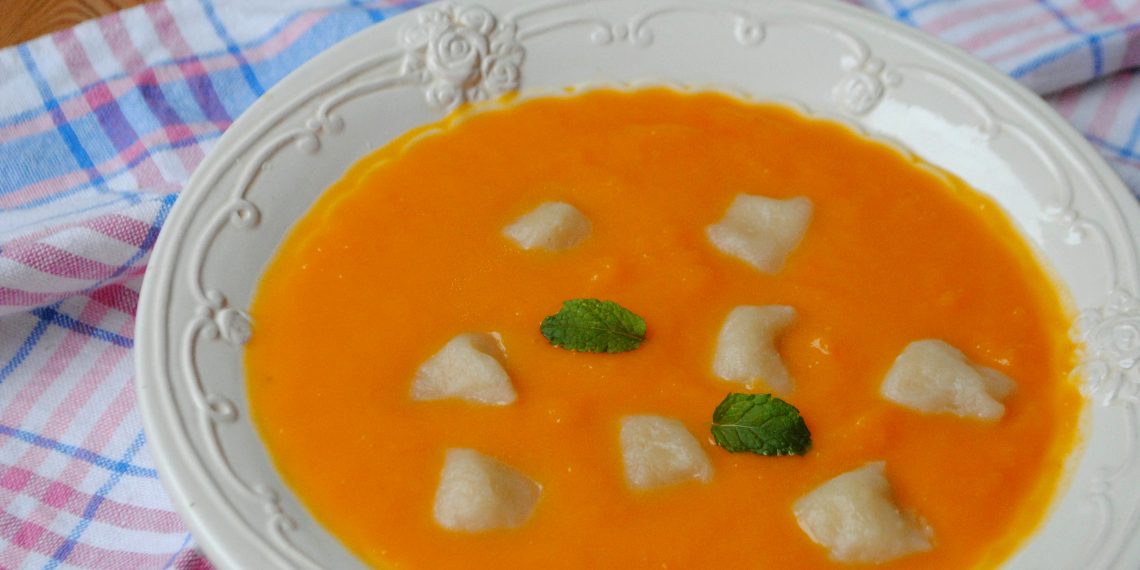 Гарбузова каша з галушками