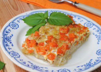 Риба, запечена у вершках