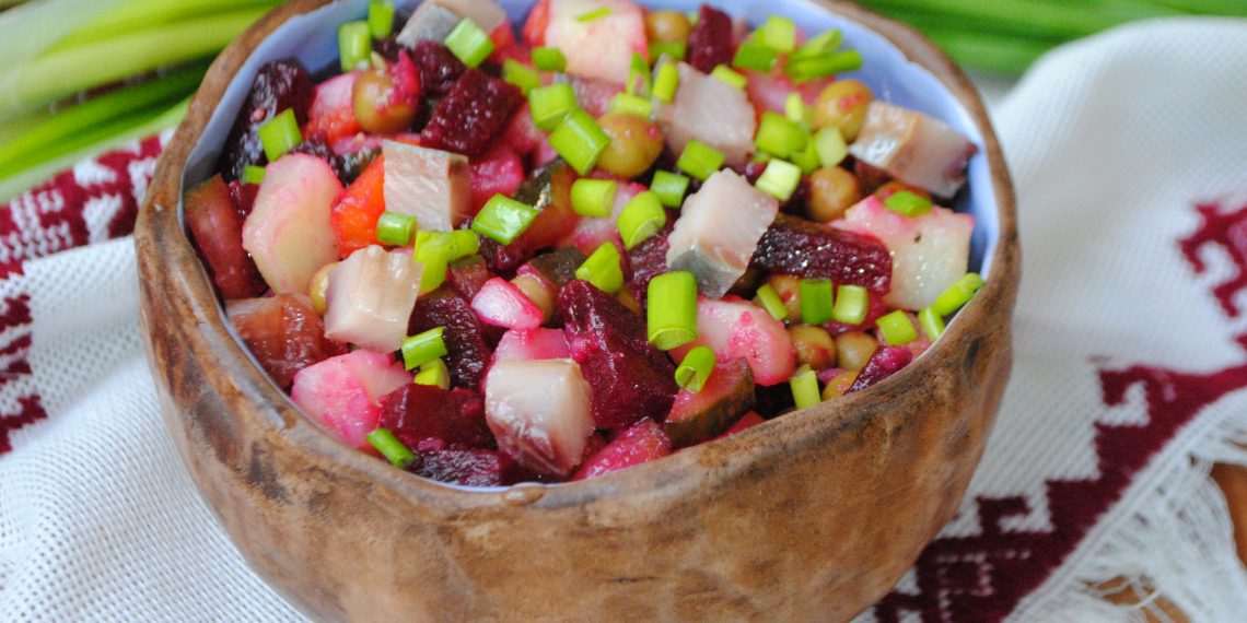 Вінегрет з оселедцем