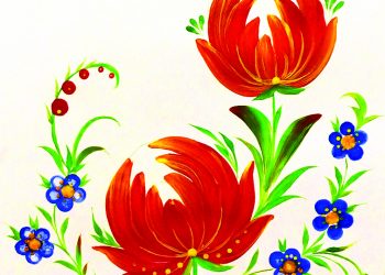 Жоржини-цибулини, оповиті барвінком