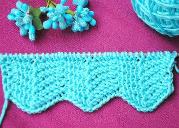 Двосторонній зигзаг спицями