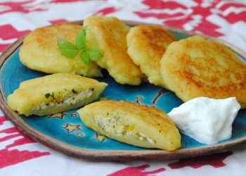 Деруни з начинкою