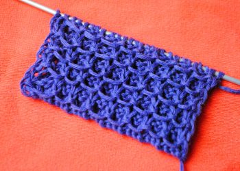 Розкішний візерунок спицями