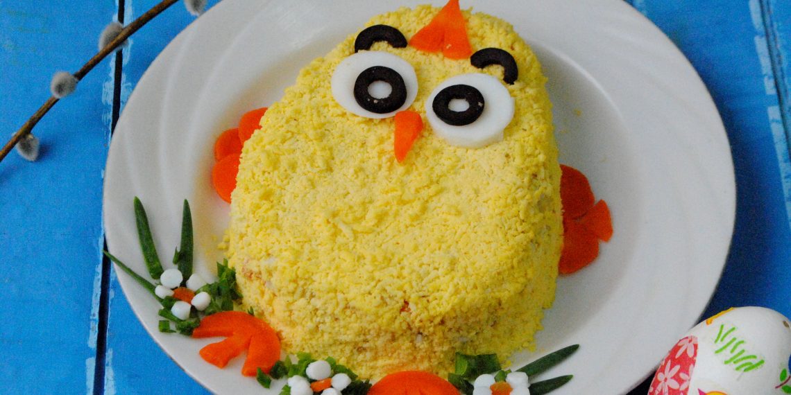 Великодній салат “Жовте пташеня”