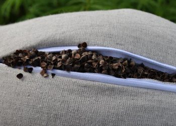 Чи можна випрати подушку з гречаним лушпинням?