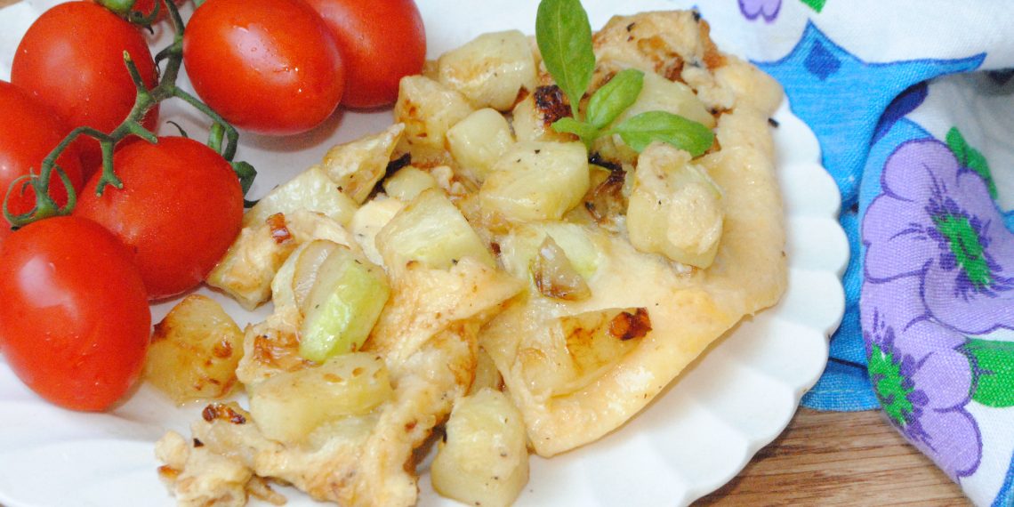 Кабачки в омлеті