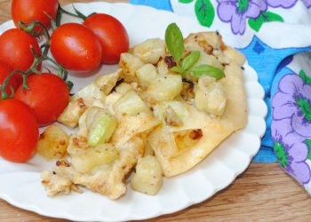 Кабачки в омлеті