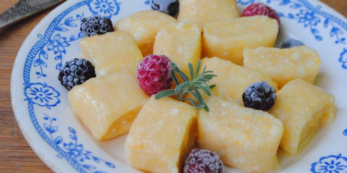 Ліниві вареники з гарбуза