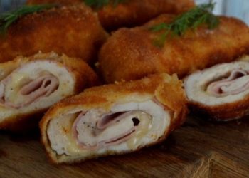 Курячі рулетики з начинкою