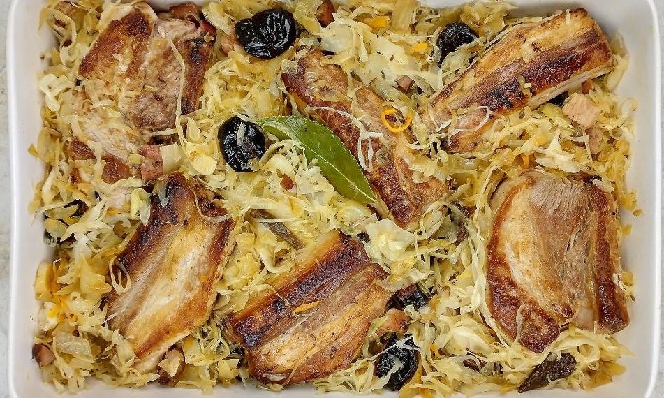 Реберця в капусті