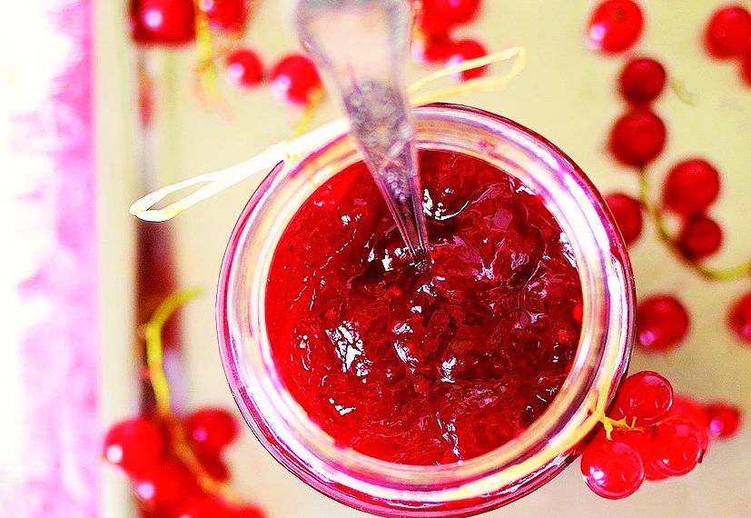 Кабачкове варення з порічками