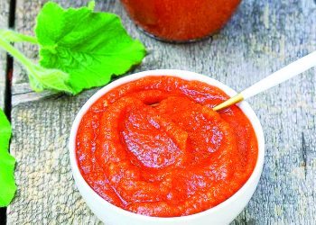 Овочева ікра з плавленим сиром