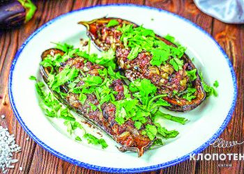 Фаршировані баклажанові “Човники” за рецептом Євгена Клопотенка