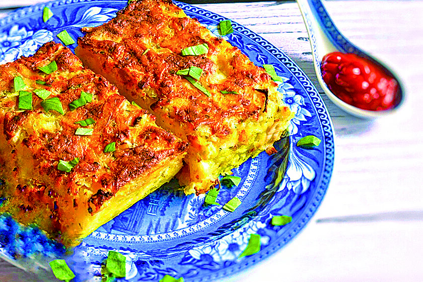 Пиріг з капусти на кефірі