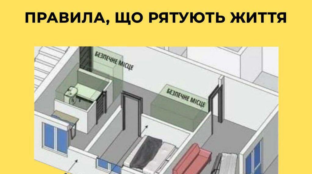 ️Правила, що рятують життя під час ракетних ударів та бомбардувань