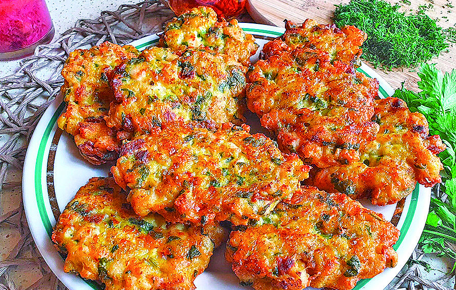 Печінкові оладки-котлетки з картоплею