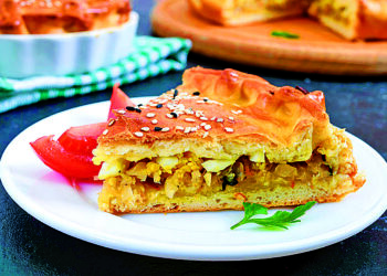 Пісний капустяний пиріг