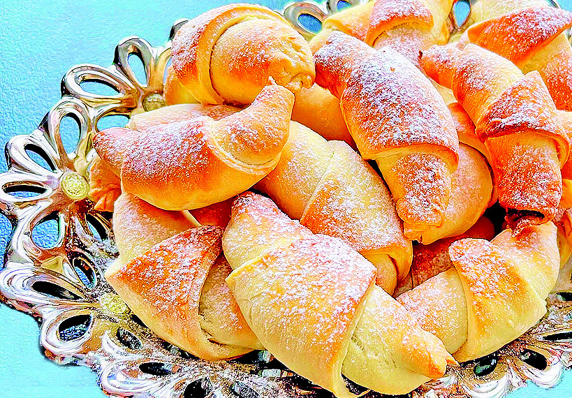 Кіфлики з гарбузом і апельсином