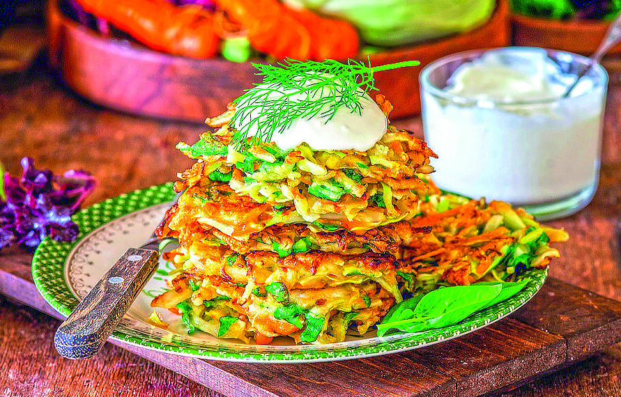 Капустяні оладки