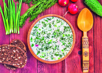 Холодник на кефірі та мінералці