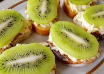 Оригінальні бутерброди з ківі