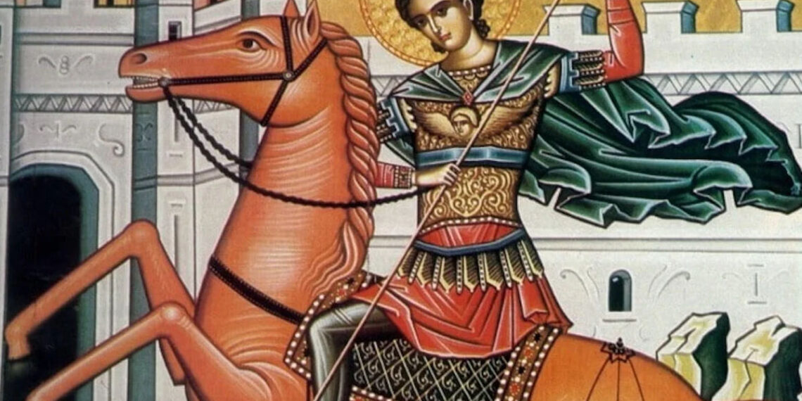 Чому на деяких іконах святих зображено у військових обладунках?