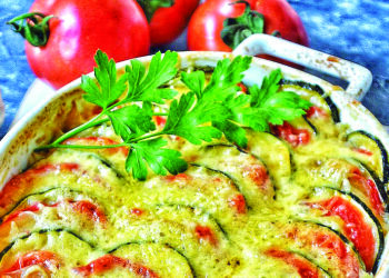 Кабачок під соусом бешамель