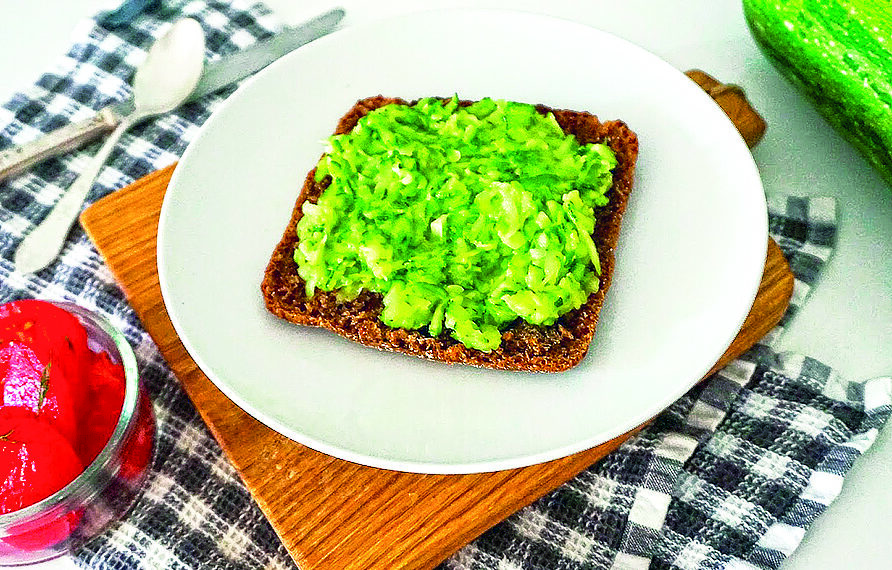 Кабачкова намазка з плавленим сиром