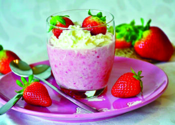 Заварний полуничний крем