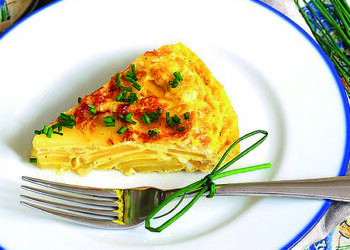 Сніданок для лінивих: іспанський омлет з картоплею